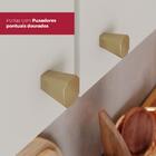 Armário Aéreo Cozinha 120 Cm Requinte 2 Portas Ripado Com Vid