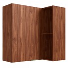 Armário Aéreo Cozinha 1 Porta 2 Prateleiras Wengue Co14101 -