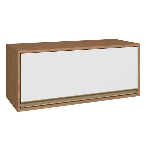 Armario Aereo Cozinha 1 Porta Basculante 100% Mdf 80 Cm Vitór