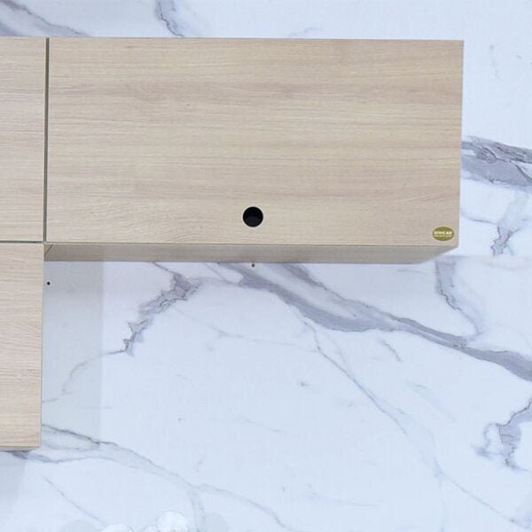 Armário Aéreo Cozinha 1 Porta Stella  Carvalho Treviso