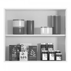 Armário Aéreo Cozinha 2 Portas 100% Mdf Amêndoa Rústico/off W