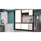 Armario Aereo Cozinha 2 Portas 120 Cm 1 Porta De Abrir 1 Port