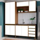 Armario Aereo Cozinha 2 Portas 120 Cm 1 Porta De Abrir 1 Port