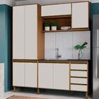 Armario Aereo Cozinha 2 Portas 120 Cm 1 Porta De Abrir 1 Port