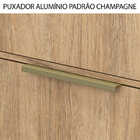 Armário Aéreo Cozinha 2 Portas Carvalho/champagne Ar750 - Fel