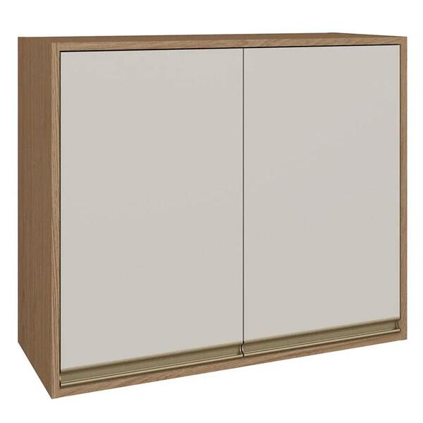 Armario Aereo Cozinha 2 Portas De Abrir 1 Prateleira 80 Cm Vi