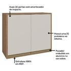 Armario Aereo Cozinha 2 Portas De Abrir 1 Prateleira 80 Cm Vi