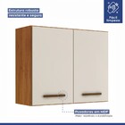 Armario Aéreo Cozinha 2 Portas Valencia Nature/off White - Ka