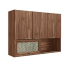 Armário Aéreo Cozinha 4 Portas Wengue Co14400 - Decibal