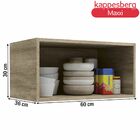 Armário Aéreo Cozinha 60 Cm Maxxi Nogal - Kappesberg