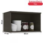 Armário Aéreo Cozinha 60 Cm Nox 1 Porta Basculante H790 Onix/