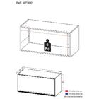 Armário Aéreo Cozinha 70 Cm 1 Porta Basculante Veneza Gw Mult