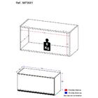 Armário Aéreo Cozinha 70 Cm 1 Porta Basculante Veneza Multimó