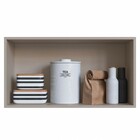 Armário Aéreo Cozinha 80 Cm 1 Porta Basculante Fumê - Quiditá