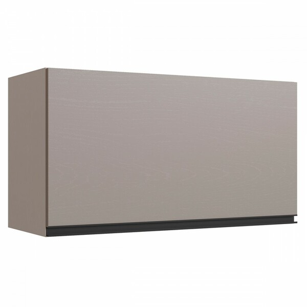 Armário Aéreo Cozinha 80 Cm 1 Porta Basculante Fumê - Quiditá