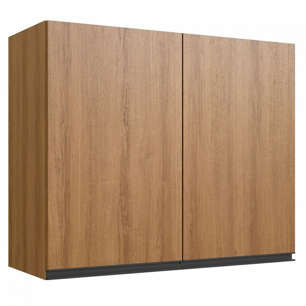 Armário Aéreo Cozinha 80 Cm 2 Portas 1 Prateleira Montana - Q