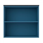 Armário Aéreo Cozinha 80 Cm 2 Portas Ph3075 Azul Orion - Édez