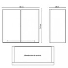 Armário Aéreo Cozinha 80 Cm 2 Portas Ph3075 Verde Bali - Édez