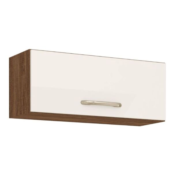 Armário Aéreo Cozinha 80 Cm Loá 1 Porta Basculante Évora Rúst