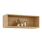 Armário Aéreo Cozinha 80 Cm Salvador Cinamomo/off White - Val