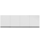 Armário Aéreo Cozinha Andréia 4 Portas 150 Cm Branco Ajl Móve
