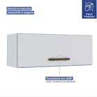 Armário Aéreo Cozinha Atenas Branco - Kaiki Móveis