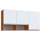 Armário Aéreo Cozinha Athena 3 Portas Freijó/branco - Irm Móv