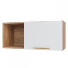 Armário Aéreo Cozinha Avelã 1 Porta Mel/branco - Telasul