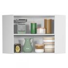 Armário Aéreo Cozinha Canto Oblíquo 74,8 Cm Loá 2 Portas Bran