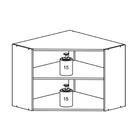 Armario Aereo Cozinha Canto Obliquo 764am Ktp