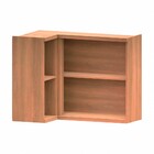 Armário Aéreo Cozinha De Canto Macadamia 2 Portas Freijó/bran