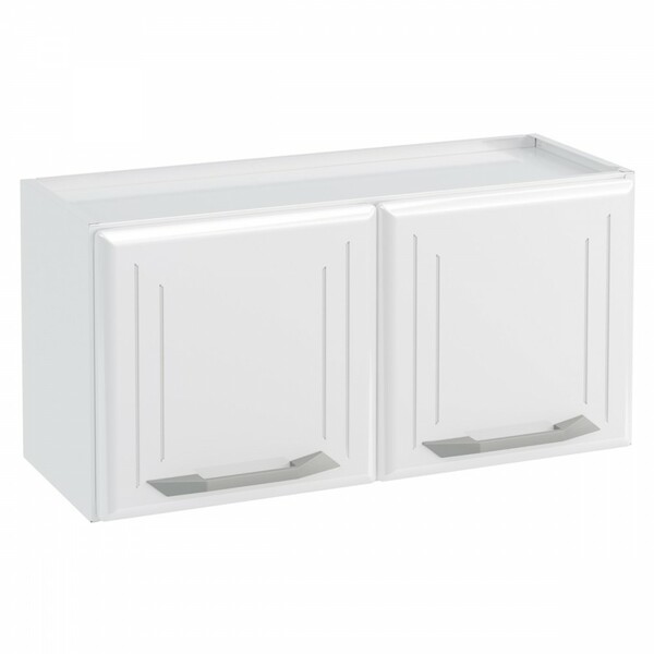 Armário Aéreo Cozinha Em Aço Topázio 2 Portas Branco - Telasul