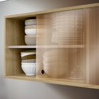 Armário Aéreo Cozinha Glória 120 Cm 2 Portas Deslizantes De V