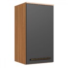 Armário Aéreo Cozinha Isabelle 1 Porta Freijó/grafite - Delma