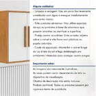 Armário Aéreo Cozinha Lorena 2 Portas 1 Prateleira Nature/off