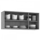 Armário Aéreo Cozinha Max 3 Portas Carvalho/blanche - Fellicci