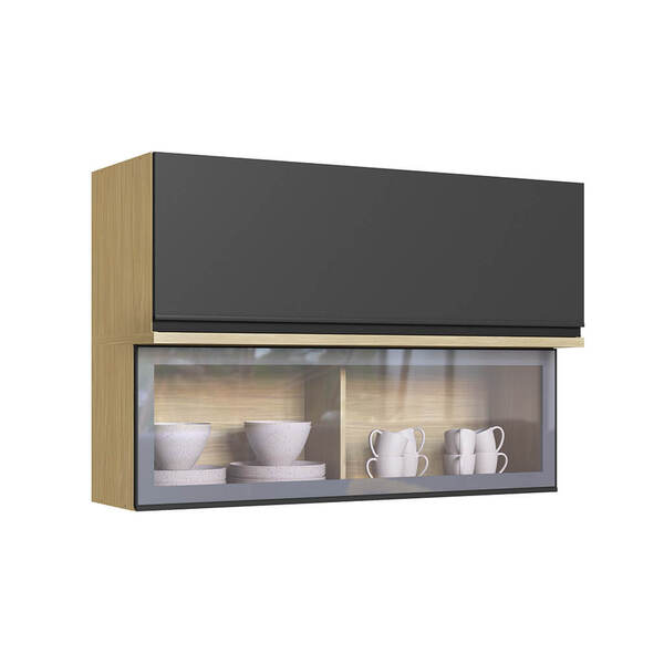pics Armario Suspenso Cozinha Vidro cozinha mdf com porta vidro lilies