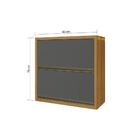 Armário Aéreo Cozinha Modulado  Baronesa C/ 2 Portas Freijo/g