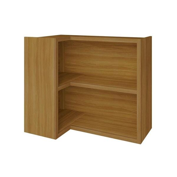 Armário Aéreo Cozinha Modulado  Canto Reto Baronesa Freijó -