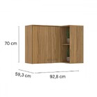 Armário Aéreo Cozinha Reto Ipê - Decibal