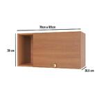 Armário Aéreo Cozinha Sálvia 1 Porta 908005 Freijó - Telasul