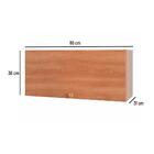 Armário Aéreo Cozinha Sálvia 1 Porta Basculante Freijó - Tela