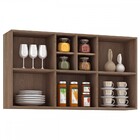 Armário Aéreo Cozinha Style 2 Portas Com Espelho Manchester -