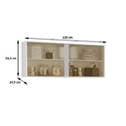 Armário Aéreo Cozinha Valencia Plus 2 Portas Branco - Sallêto