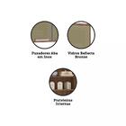 Armário Aéreo Cristaleira 80cm 2 Portas Com Vidro Reflecta La