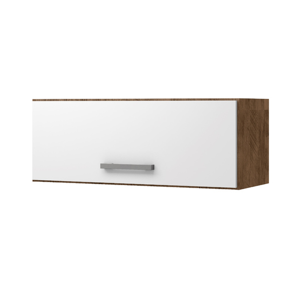 Armario Aereo De 70 Cm 01 Porta Basculante Milla Castanho Bra