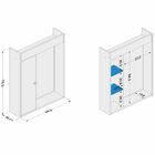 Armário Aéreo De Banheiro 1 Porta Politorno