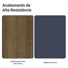 Armário Aéreo De Canto 1 Porta Rustic/azul Vik Madesa