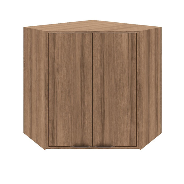 Armário Aéreo De Canto 2 Portas Obliquo Camille Móveis Sul