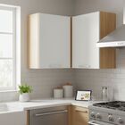 Armário Aéreo De Canto 90cm 2 Portas Copacabana Móvel Na Caix